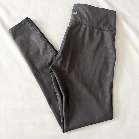 Athleta Pants - Athleta leggings purple print full length women’s size S